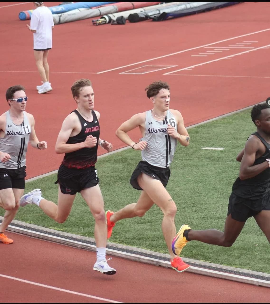 Michael Banks competing in the United States for Auburn Montgomery Warhawks