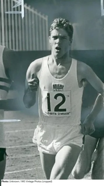 Alan Rushmer racing on the track