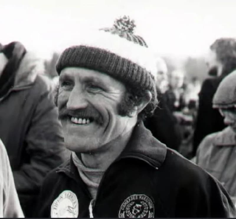 Ron Bentley smiling in a Tipton Harriers jacket